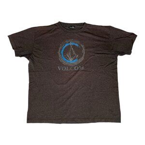 Vintage Volcom T-Shirt Size XL Y2K Skater Skateboarding Cyber